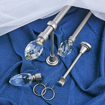 qualité Tête en aluminium de Rod Accessories Crystal Series Decorative de rideau usine